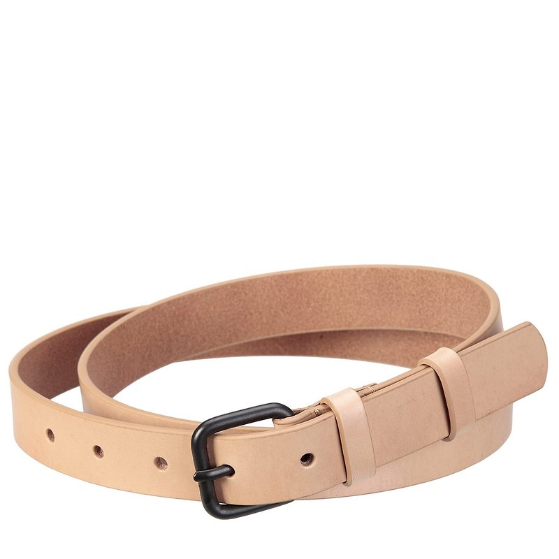 REVELRY belt_Tan/Camel - Belts - Genuine Leather Brown