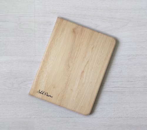 Gagby Design 客製化禮物加名木紋iPad Pro Air 5 4 10.5 12.9吋翻蓋式保護套
