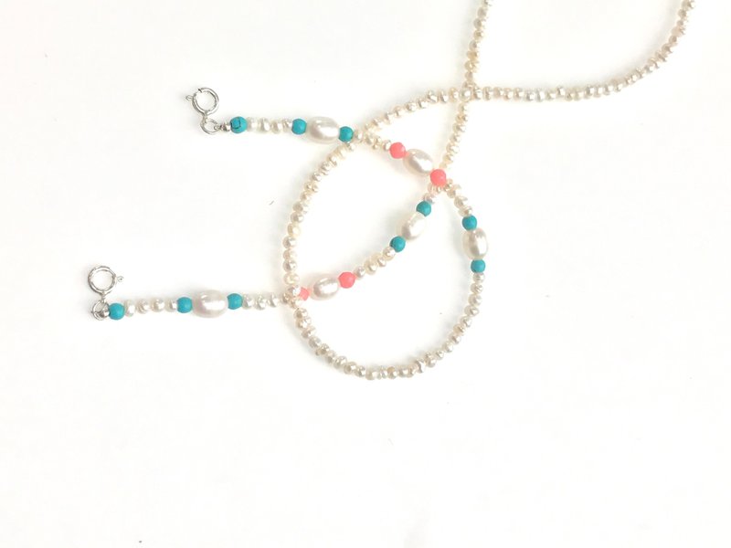 Freshwater pearl lanyard - 長項鍊 - 珍珠 白色