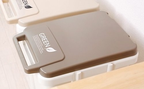 this-this 雜貨研究所 日本 Green 大地系 連結式 環保垃圾桶 45L