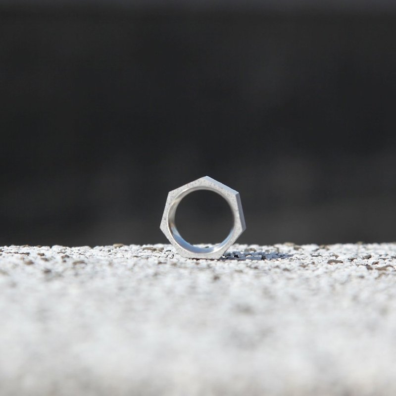 Seven Ring THIN (Original) - แหวนทั่วไป - ปูน สีเทา
