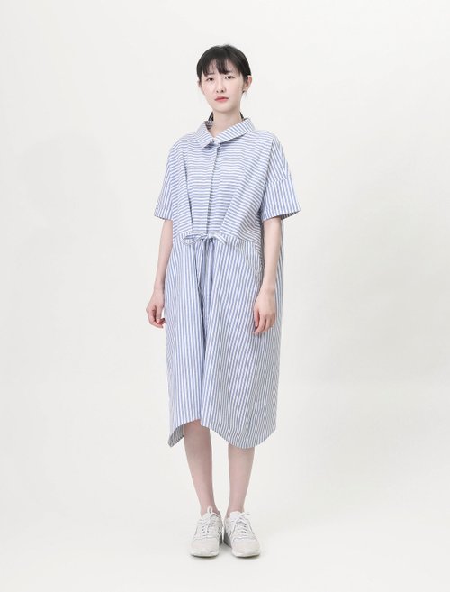 [Classic Original] Village_Hometown Shirt Dress_CLD005_Blue