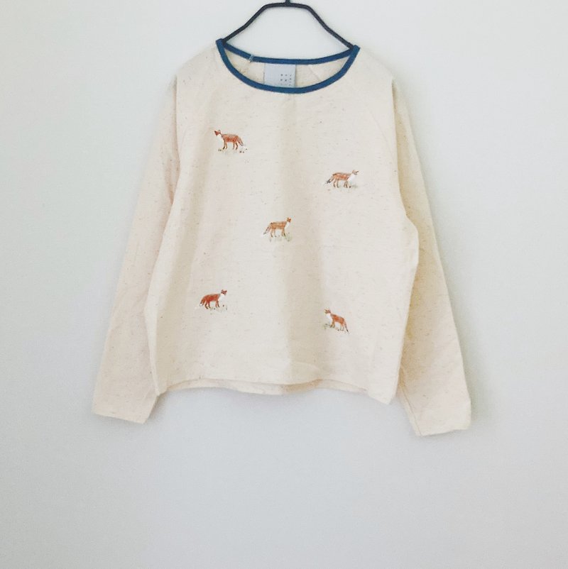 Little Foxes - Long sleeve Crop Top