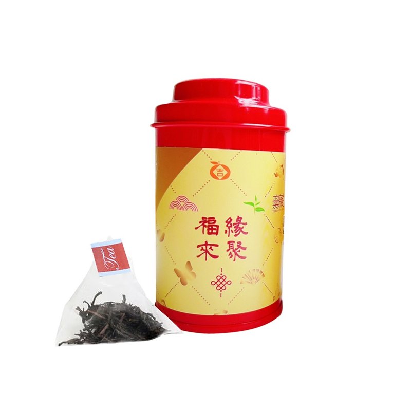 【無藏】橡木桶紅茶- 5入裝三角茶包 精美高罐(紅罐) - 茶葉/茶包/水果茶 - 新鮮食材 多色