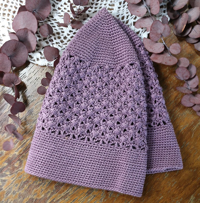 Handmade - Summer Scrub - Cotton Lady Hat - Hand Knit - Travel/Light Travel/Birthday Present/ Careful