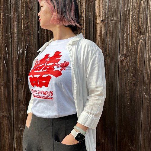 レトロファンシー　Tシャツ レトロ T シャツ -レッドギフト推奨 - ショップ 自做自售創意供