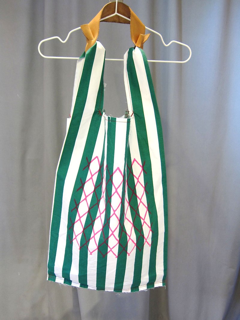 Amazing day package - กระเป๋าแมสเซนเจอร์ - ผ้าฝ้าย/ผ้าลินิน สีเขียว