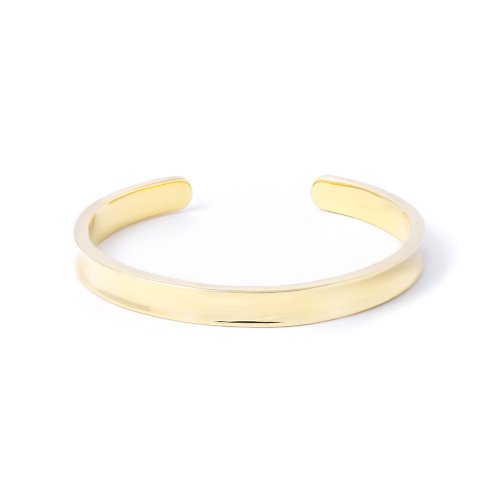 MARON Jewelry Curve Bangle (Gold)