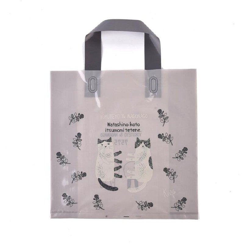 Kusuguru Japan 禮物包裝袋 環保袋 可重覆使用 禮物包裝 M號10入 - 包裝材料 - 其他材質 灰色
