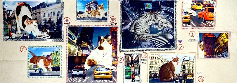 貓咪攝影展手帳本記事本日記本畫圖本 - 筆記本/手帳 - 紙 