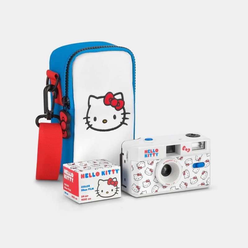 【Polaroid雜貨店】 凱蒂貓 Hello Kitty 套組 135 底片傻瓜 相機 - 其他 - 塑膠 粉紅色