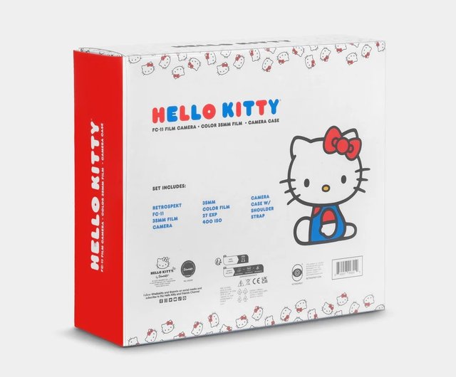 Hello Kitty ポラロイドカメラセット ポラロイド 食料品店] ハロー