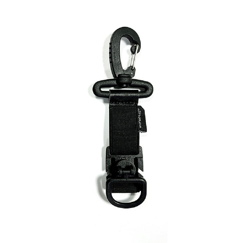 Tooling outdoor functional tactical multi-functional hanging buckle carabiner outdoor - เข็มขัด - ไนลอน สีดำ