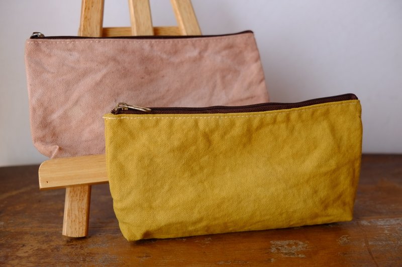 Vegetable dyeing treasure bag - Toiletry Bags & Pouches - Cotton & Hemp 