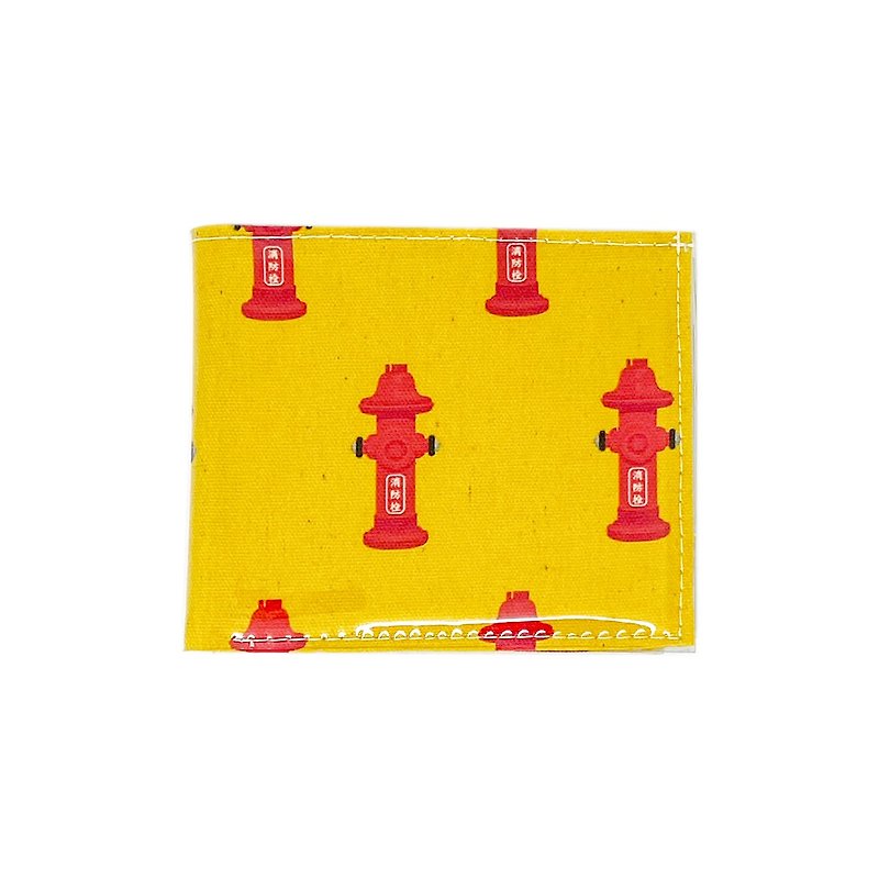 Tou・tou【Perspective wallet】Fire hydrant - กระเป๋าสตางค์ - วัสดุอื่นๆ สีเหลือง