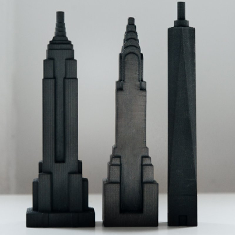 美國 MoMA 石墨建築炭筆 Graphite Building 創意設計大廈擺件 - 裝飾/擺設  - 其他材質 灰色