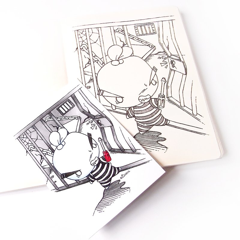Postcard - Jailhouse Series - Prison Break - by WhizzzPace - การ์ด/โปสการ์ด - กระดาษ 
