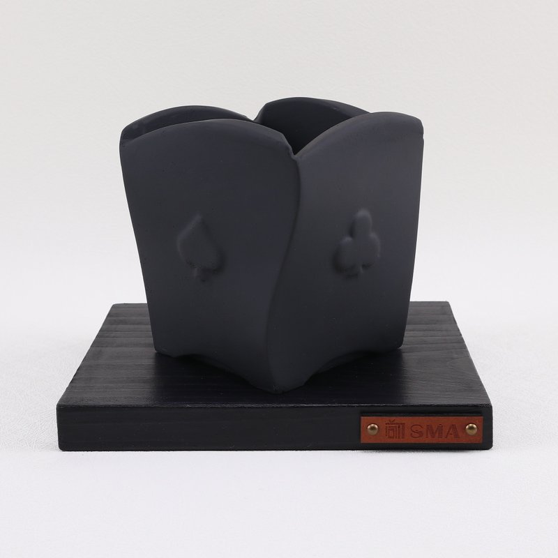 愛麗絲-撲克士兵/水泥盆/適合-塊根/多肉植物/仙人掌 - 盆栽/植栽 - 水泥 