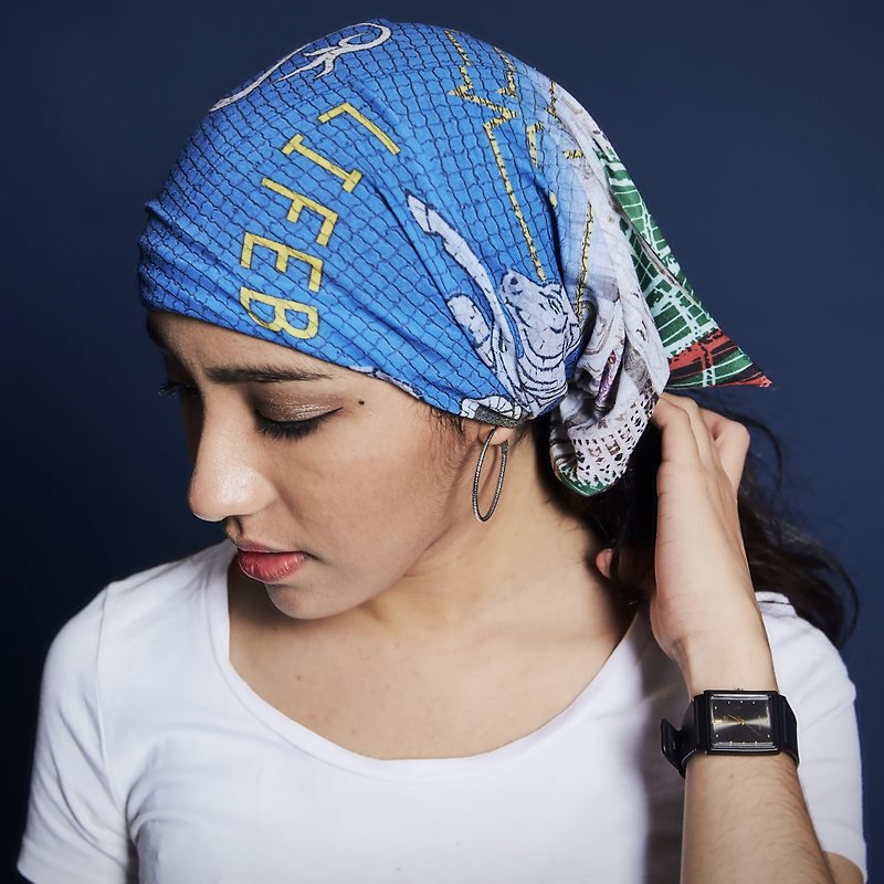 【City Collection_Mialn】Ciao Multifunctional Headwear - Other - Polyester Multicolor