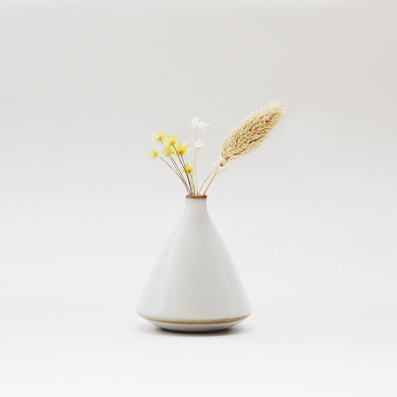 Vintage White Mini Vase - Tiny Hill
