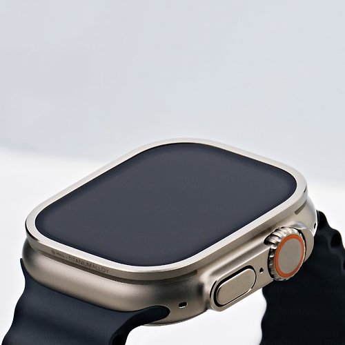 imos 美國康寧玻璃保護貼 imos Apple Watch Ultra(霧面) 藍寶石鈦合金框手錶保護貼