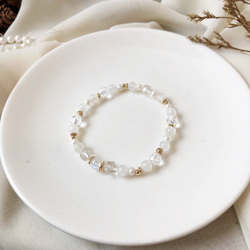 Custom orders - Bracelets - Gemstone White