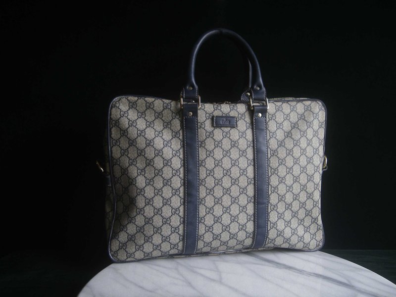 [OLD-TIME] Early second-hand old bag GUCCI briefcase - กล่องเก็บของ - วัสดุอื่นๆ หลากหลายสี