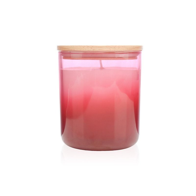 British Fragrance Home Scenter Collection - Vanilla & Cashmere Ombre Glass Candles 67hrs - Candles & Candle Holders - Glass 