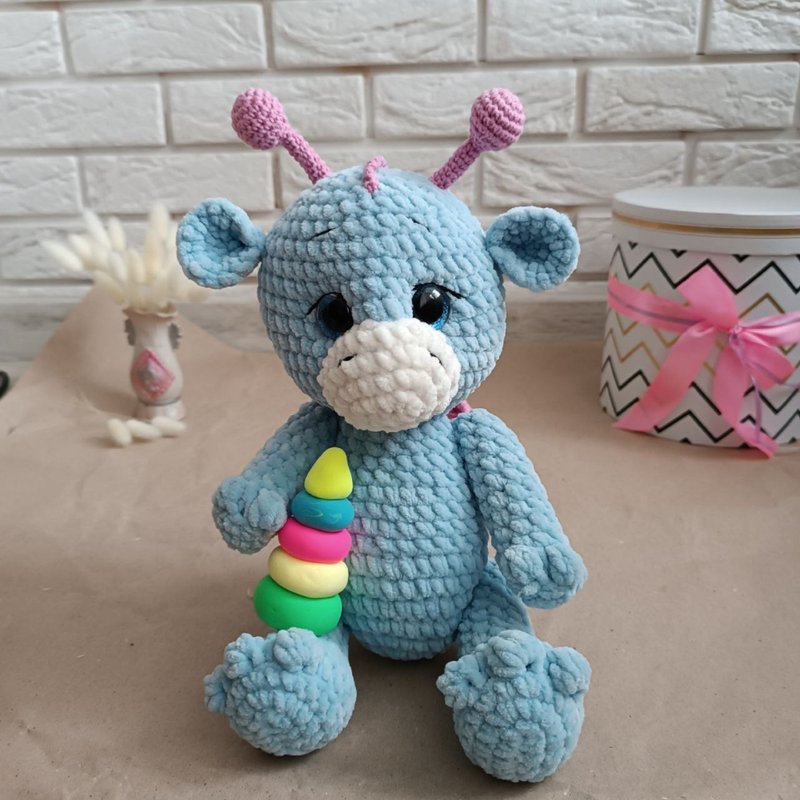 Crochet pattern dragon butterfly, amigurumi dragon, crochet dragon - 手工藝教學/工具書 - 其他材質 