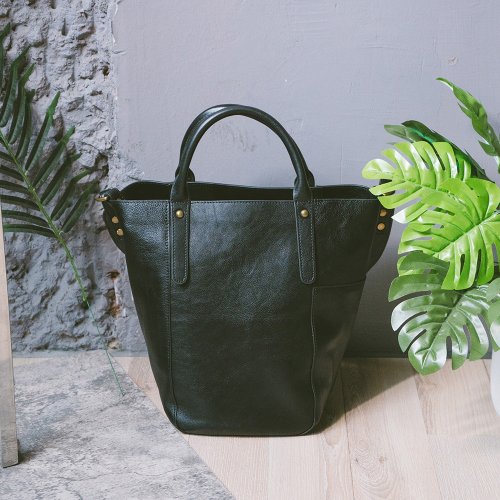 寇比手工皮件 Colbie Leather 率性真皮托特包 22248 黑