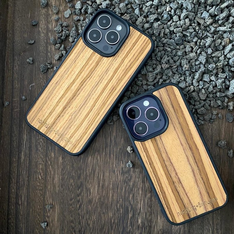 iPhone 14/ iPhone 14 Plus/ iPhone 14 Pro/ iPhone 14 Pro Max - Phone Cases - Wood Khaki