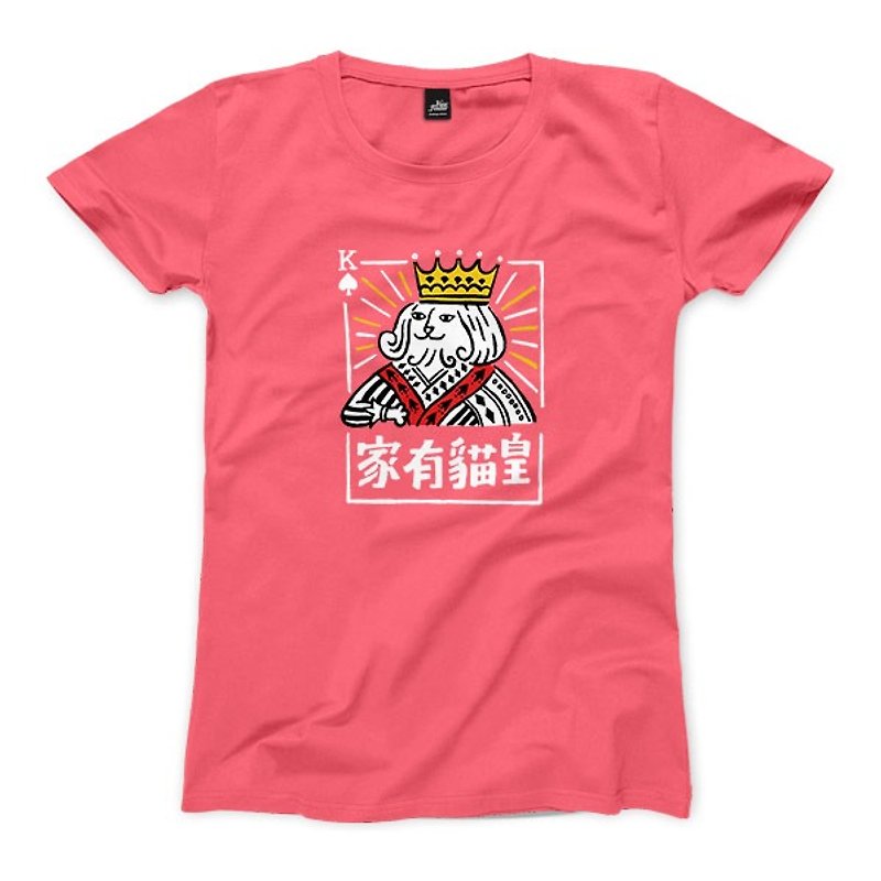 ハウス猫黄 - 蛍光体 - 女性のTシャツ - Tシャツ - コットン・麻 