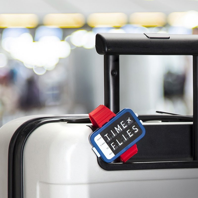 OTOTO Travel Time-Luggage Tag - ป้ายสัมภาระ - ซิลิคอน สีแดง