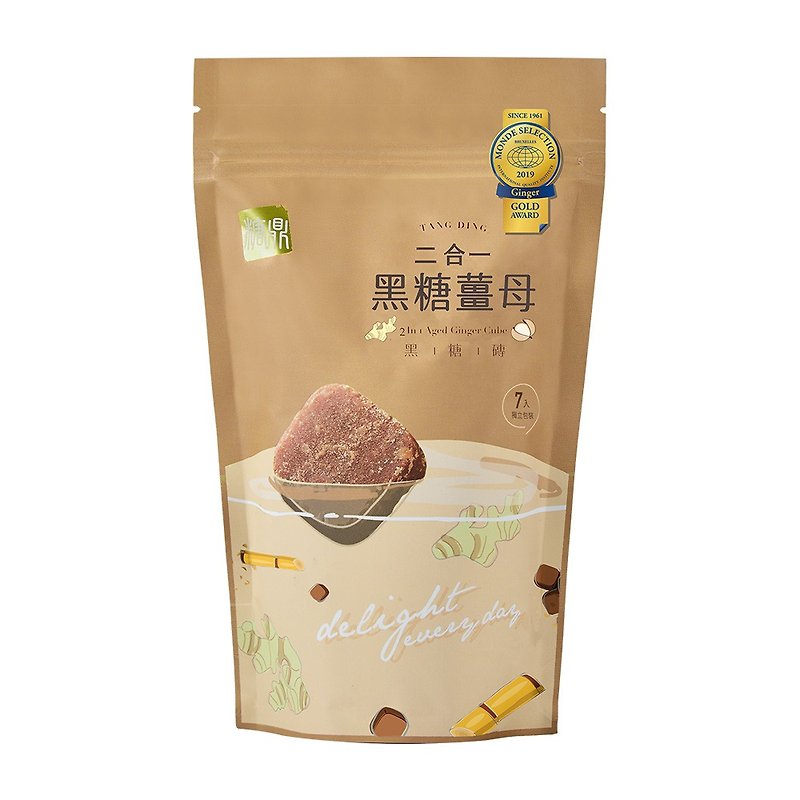 Tang Ding 2 in 1 Brown Sugar Ginger Mother - Honey & Brown Sugar - Other Materials Khaki