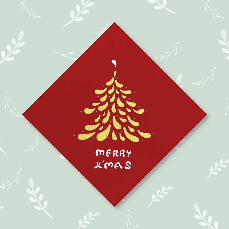 [Christmas_5 styles to choose from] Hand-painted Christmas Spring Couplets - ถุงอั่งเปา/ตุ้ยเลี้ยง - กระดาษ สีแดง
