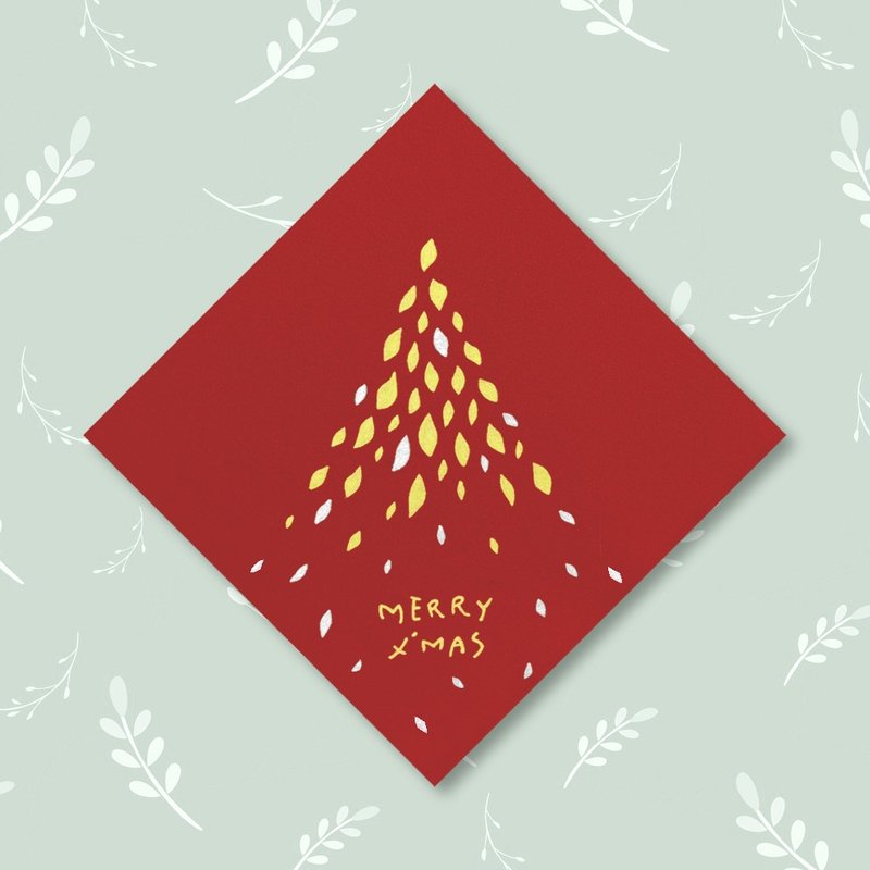 ( 10款供選擇 ) 手繪聖誕裝飾春聯 - 壁貼/牆壁裝飾 - 紙 紅色