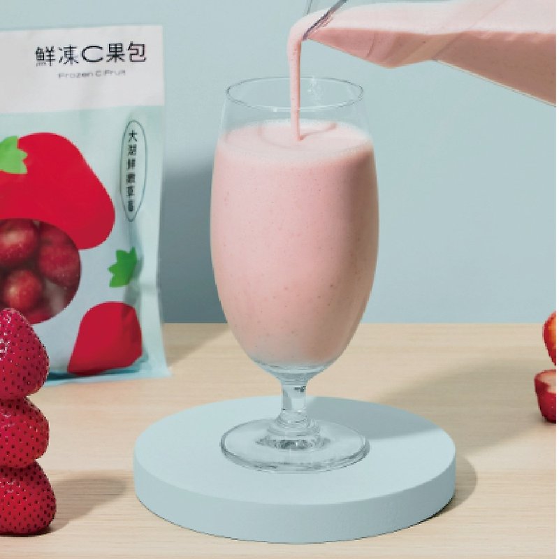 Fresh and tender Dahu strawberry C fruit pack 8 into the group - น้ำผักผลไม้ - อาหารสด 