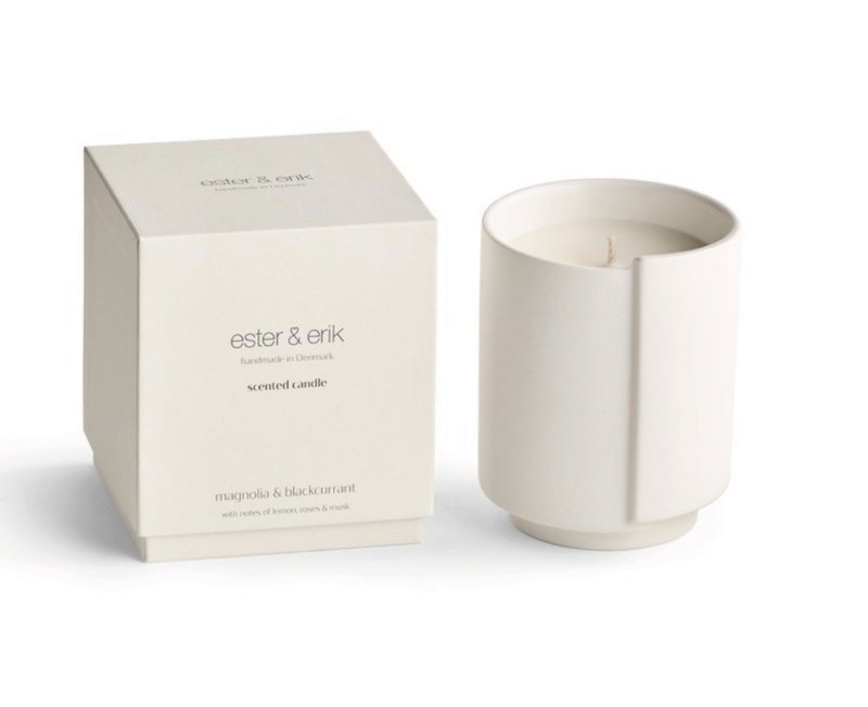 Ester&Erik Danish candle scented candle natural scent - Candles & Candle Holders - Wax 