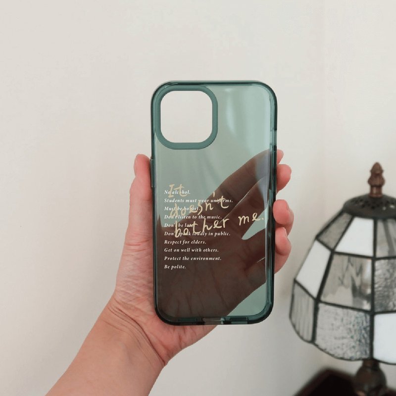 客製化  It does not bother me JellyTint 手機殼 - 手機殼/手機套 - 其他材質 透明