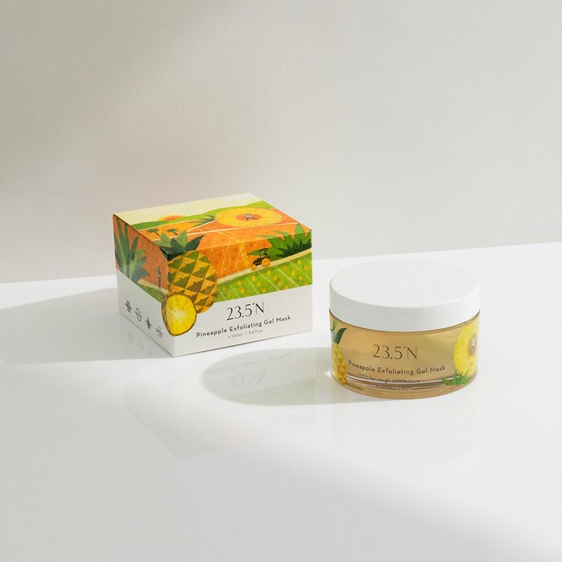 鳳梨角質淨化凍膜100mL(植物樂園版)│毛孔阻塞推薦 - 面膜/凍膜/泥膜 - 其他材質 黃色