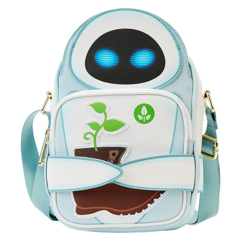 LOUNGEFLY-皮克斯瓦力側背包 - 側背包/斜背包 - 人造皮革 白色