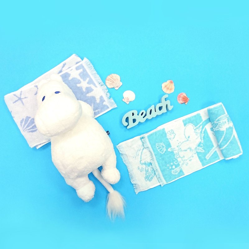 Japan Maru│Eco de COOL Cool Sports Towel (Rice and Dolphin) - Towels - Cotton & Hemp 