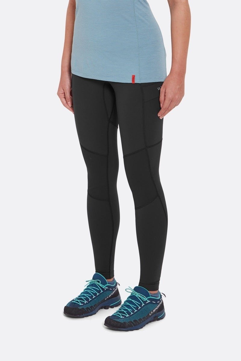 【Rab】Women's Horizon Tights 緊身褲 女款 黑 - 女運動褲/機能褲 - 聚酯纖維 黑色