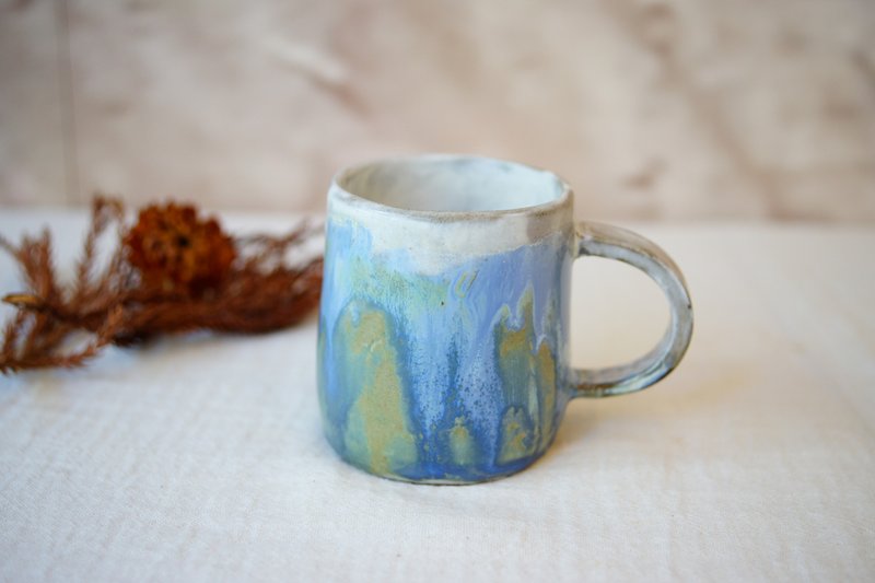 手捏咖啡杯  印象派  100ml  精品咖啡杯 濃縮咖啡杯 奶精杯 - 咖啡杯/馬克杯 - 陶 咖啡色