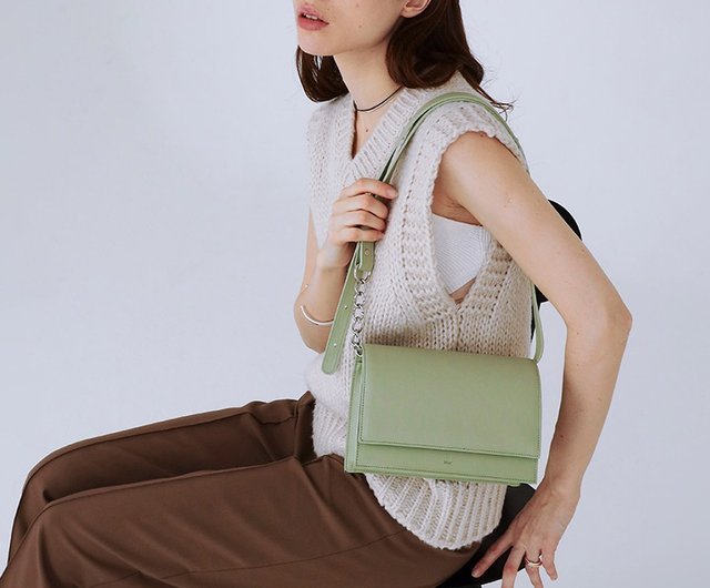 MUR Korean Nua Vegan Leather Bag Mint