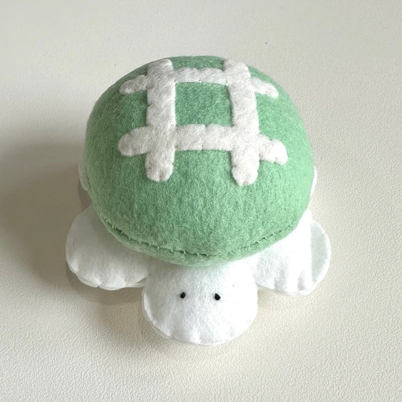 MELON BREAD TURTLE doll & keychain - Keychains - Faux Leather Green