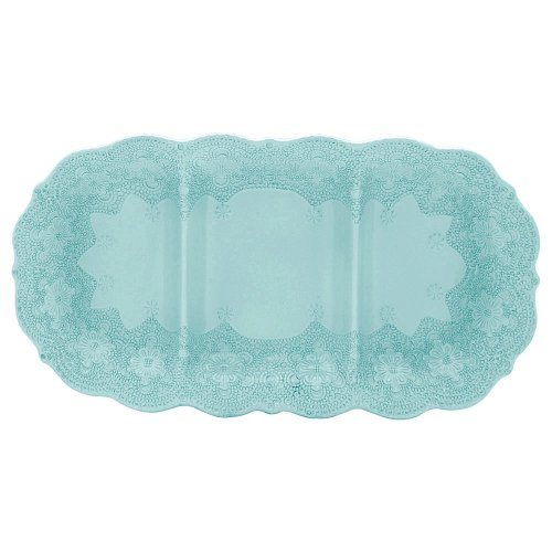 Plate, Blue fluted Half lace collection, 17 cm, Royal Copenhagen