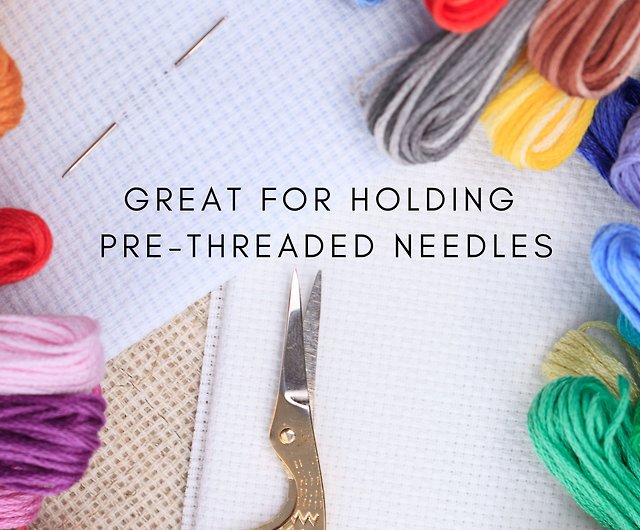 Cross stitch Floss organizer magnetic reusable Needle minder cross stitch  kit - Shop Woodandcat Storage - Pinkoi