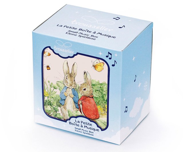 Trousselier-ピーターラビットスクエア回転オルゴール
