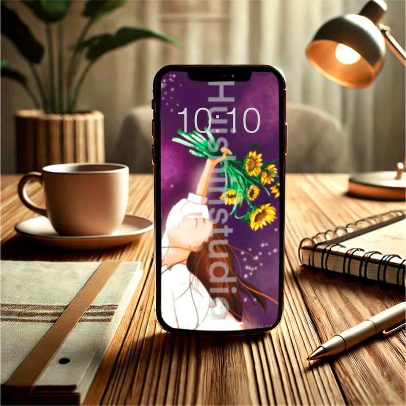 手機桌布-向陽 深夜微光 - 電腦手機桌布/貼圖/App 圖示 - 其他材質 